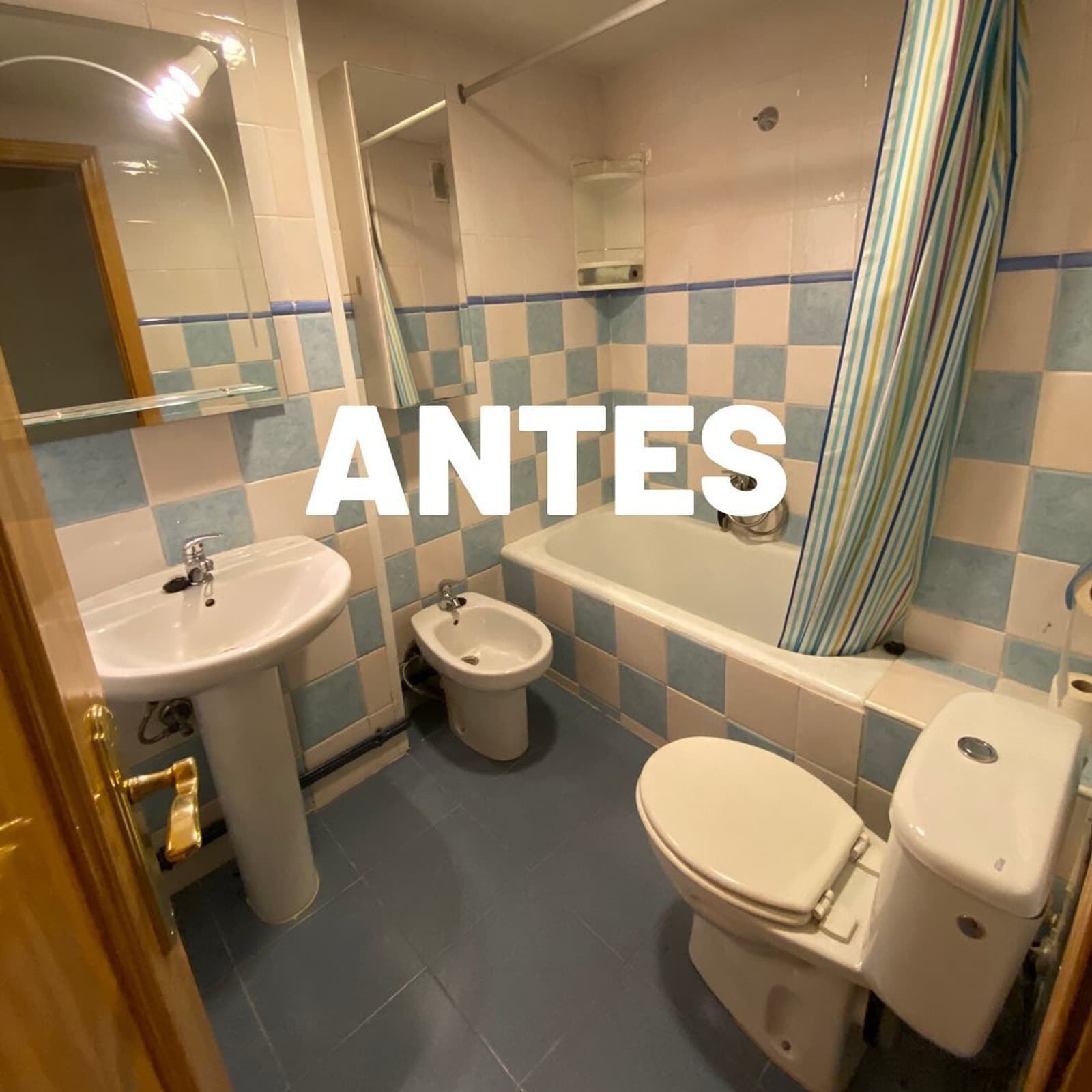 Reforma baño 2 en Madrid — antes y después — antes